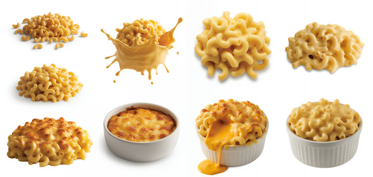 Macaroni and cheese in various forms pasta dish food