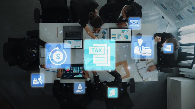 Concept of tax and financial management ensures compliance. This system streamlines tax processes, enhancing financial management for individuals and businesses alike. Funnel