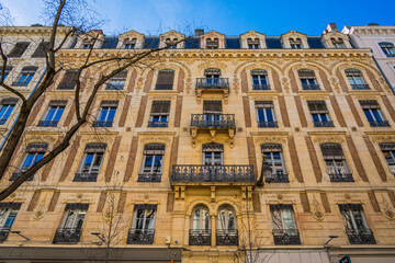 Obraz premium Dans les rues de Lyon Presqu’île en France