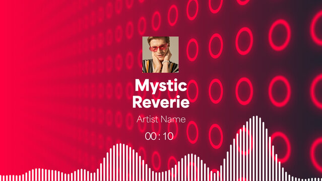 Audio Visualizer Theme 28 &ndash; Dynamic Music Spectrum Animation, Sound Wave Equalizer Display, Modern Audio Reactive Motion Graphics for Music Videos and Social Media