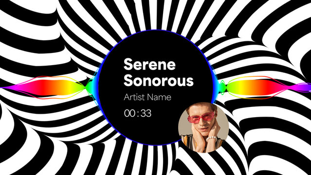 Audio Visualizer Theme 43 &ndash; Dynamic Music Spectrum Animation, Sound Wave Equalizer Display, Modern Audio Reactive Motion Graphics for Music Videos and Social Media