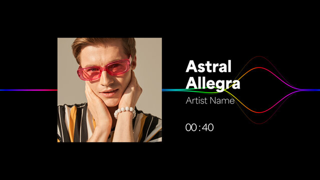 Audio Visualizer Theme 47 &ndash; Dynamic Music Spectrum Animation, Sound Wave Equalizer Display, Modern Audio Reactive Motion Graphics for Music Videos and Social Media