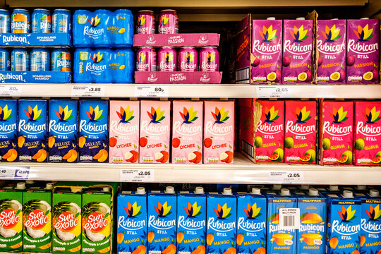 Selection of Rubicon Fruit flavoured Soft and Fizzy Drinks