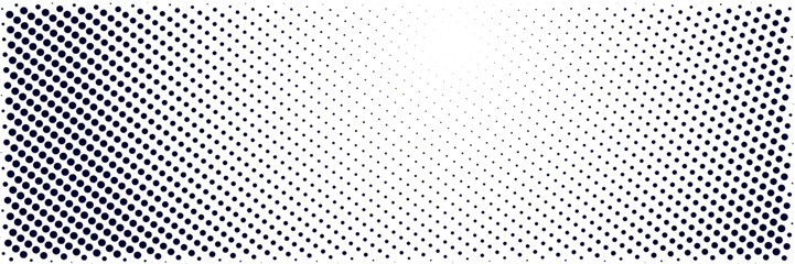 Half tone dot pattern background with gradient texture and fade effect. Vintage abstract black grunge background. © Anchous