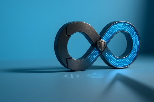 DevSecOps Infinity Symbol Representing Continuous Security Across the Software Development Lifecycle