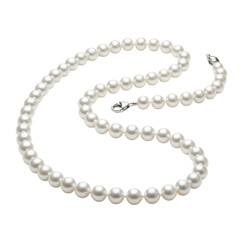 Obraz premium Pearl necklace with silver clasp