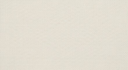 Fototapeta premium Textured Cream Colored Canvas Fabric Background with Subtle Weave Pattern