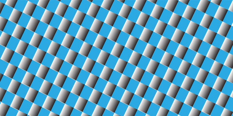 Square Black and white checkered abstract background with grey b © ipin