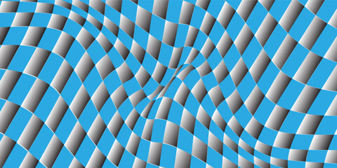 Square Black and white checkered abstract background with grey b © ipin