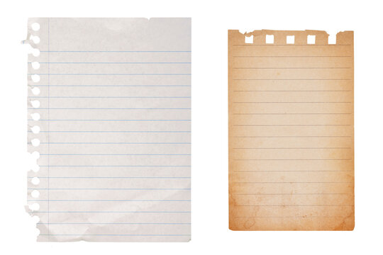 One White and One Brown Small Notebook Page.