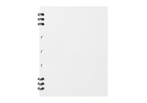 Stack of four blank white index cards aligned vertically