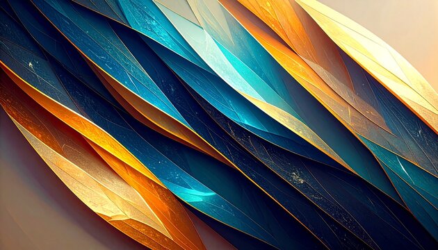 vibrant abstract mineral texture with metallic teal and gold striations