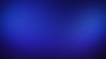 Obraz premium Deep blue grainy gradient background with dark navy and electric azure tones