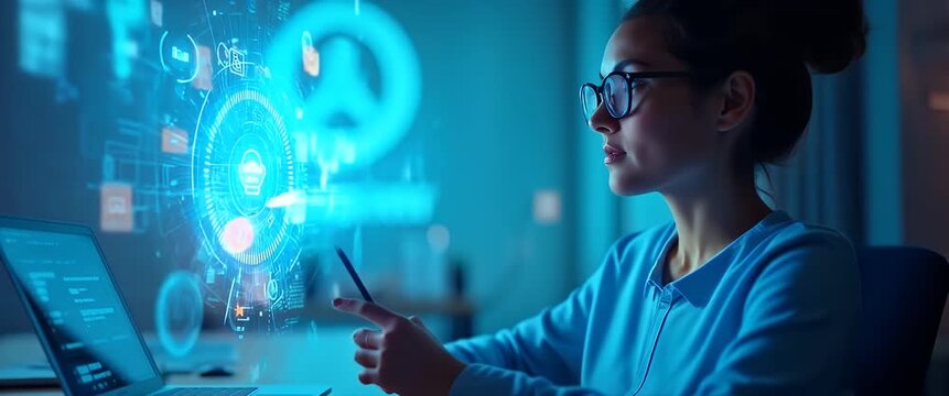 Developing comprehensive digital literacy learning modules that integrate interactive content and systematic curriculum design to elevate educational engagement across platforms in  Photo Stock  Conce