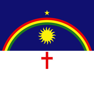Pernambuco Square Flag Vector Icon Element