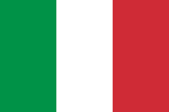 flag of italy. A high-resolution, realistic image of the national flag of Italy. The flag is fully unfurled and features three horizontal stripes: green on top, white in the middle, and red on bott