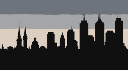 Obraz premium london skyline at sunset