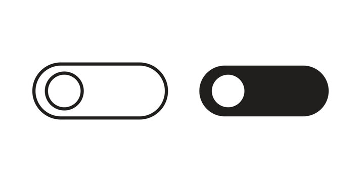 Switch icon illustration for web design. filled flat icons
