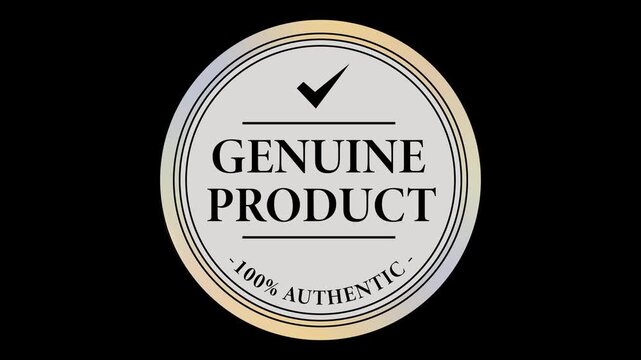 Animated lab certified stamp, quality tested and approved motion graphic seal with transparent alpha channel.