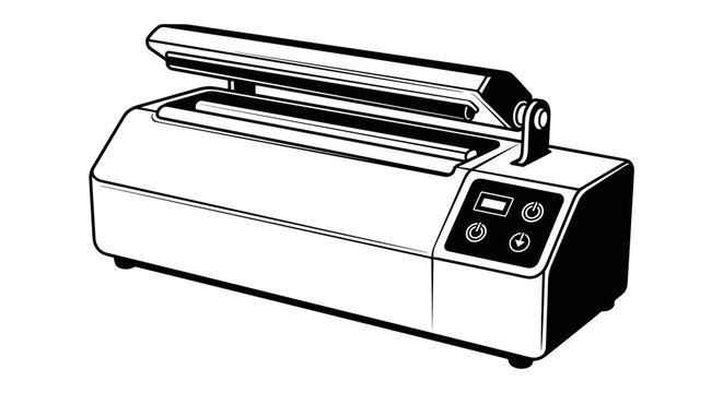 Laminator machine for document protection.