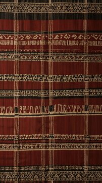 Tnalak Textile Philippines Fabric T&rsquo;nalak Tboli Abaca Ikat Woven Pattern Background