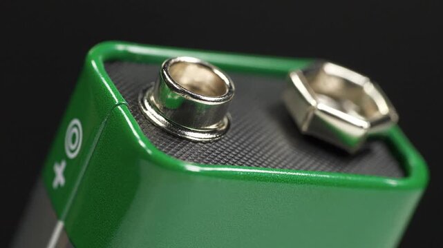 Nine-volt battery, or 9-volt battery, is an electric battery that supplies a nominal voltage of 9 volts