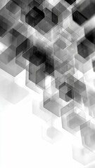 Fototapeta premium Modern Abstract Geometric Hexagon and Cube Pattern Background