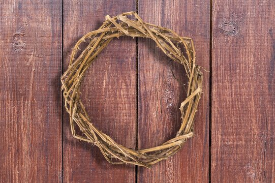Jesus Crown of Thorns Catholic Christians Friday Ceremony.