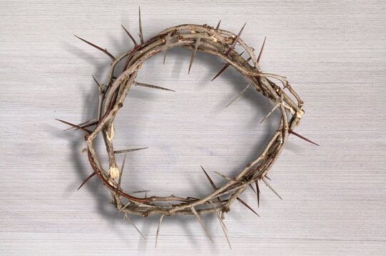 Jesus Crown of Thorns Catholic Christians Friday Ceremony.