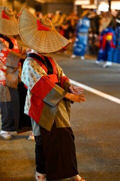 西馬音内盆踊り　秋田県羽後町　traditional japanese dance festival