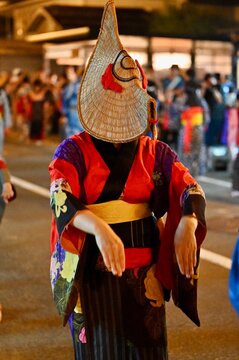 西馬音内盆踊り　秋田県羽後町　traditional japanese dance festival