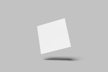 Blank Square Flyer Mockup