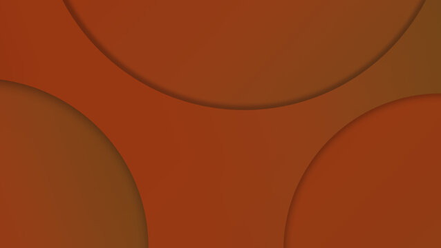 Abstract Brown Terracotta Gradient Background with Minimal Circular Shapes