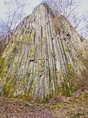 Małe organy myśliborskie - bazaltowy czop wulkanu  pomnik przyrody nieożywione w pobliżu miejscowości Myśłibórz  © Jakub