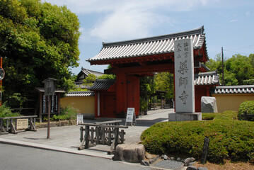 Fototapeta premium 薬師寺 南門 奈良市西ノ京町