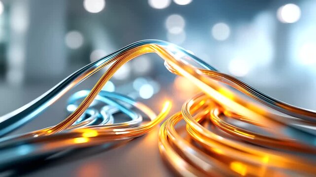 Abstract minimal concept visualization of a decision pathway, a single glowing route branching into two clearly differentiated paths on a clean bright surface, the two routes