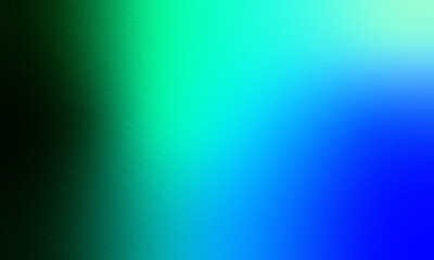 Fototapeta premium A vibrant digital gradient background featuring a smooth transition from dark green to bright blue