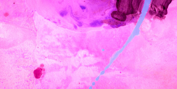 Vibrant Artistic Concept with Iridescent Drawing Elements