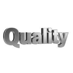 Premium 3D Quality text in brushed metal