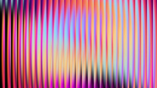 Abstract pastel rainbow gradient lines, vibrant neon stripes with soft blur, colorful spectrum glow, glossy ribbed texture, smooth motion design, creative modern digital background