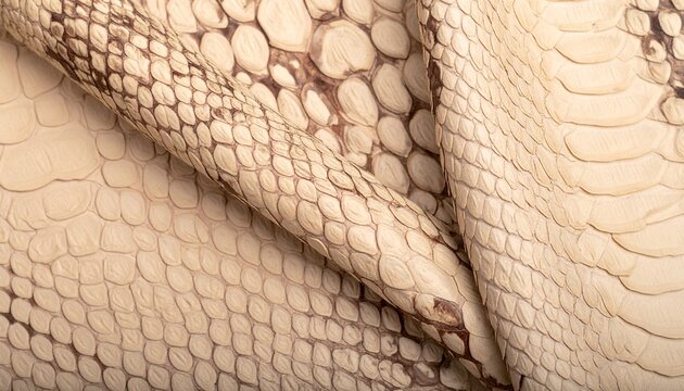 Luxury Snake Skin Leather Texture Background
