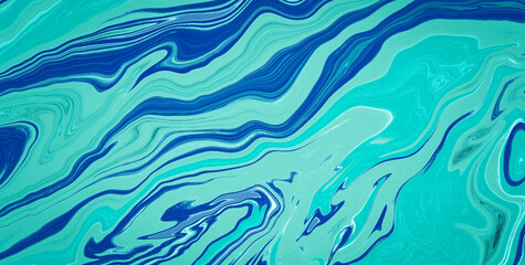 Obraz premium Beautiful Iridescent Clouds Merging into Abstract Illustration