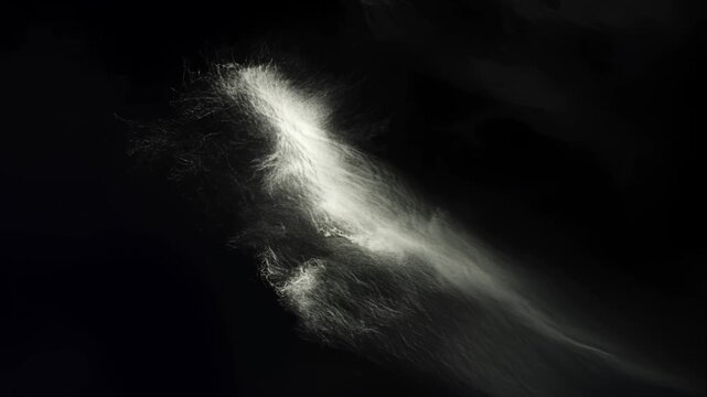 Timelapse of clouds in infrared