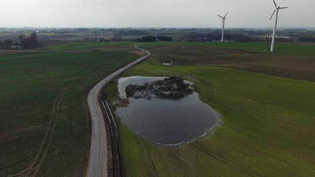 Dynamic Forward Flight Over Farmland Road With S-Shaped Curves