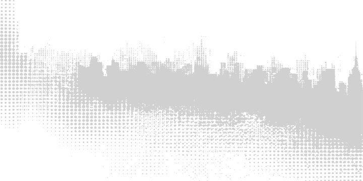 An abstract grunge background vector illustration featuring a vintage urban skyline silhouette and paper texture style with artistic line patterns for a modern business wallpaper design