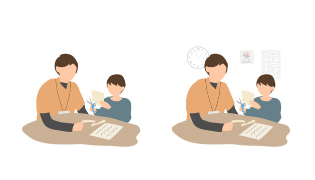 療育施設のはさみ課題トレーニング（個別支援・微細運動・発達支援）