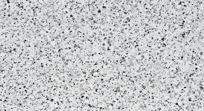A high resolution close up texture of white granite stone with black and grey speckled patterns