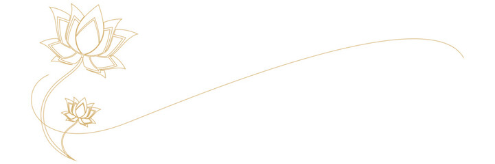 line art lotus illustration background for vesak day © Al