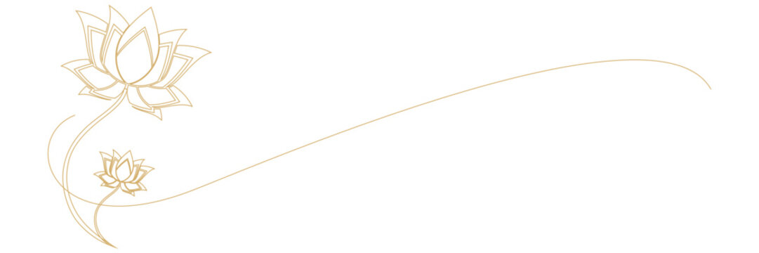 line art lotus illustration background for vesak day