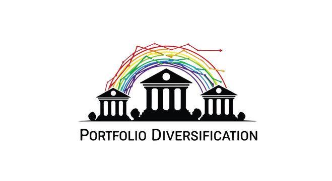 portfolio diversification finance investment concept
